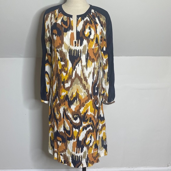 Tory Burch Silk Meyer Beautiful lightweight multicolor dress SZ 2 - Picture 9 of 12